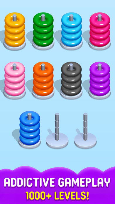 Color Hoop Stack - Sort ring Screenshots