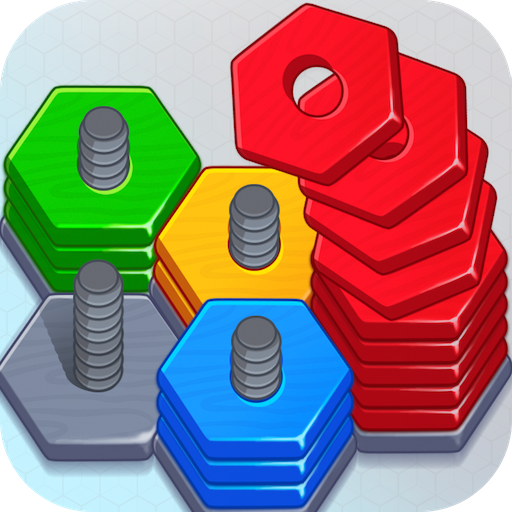 Wood Nuts Sort - Screws Puzzle