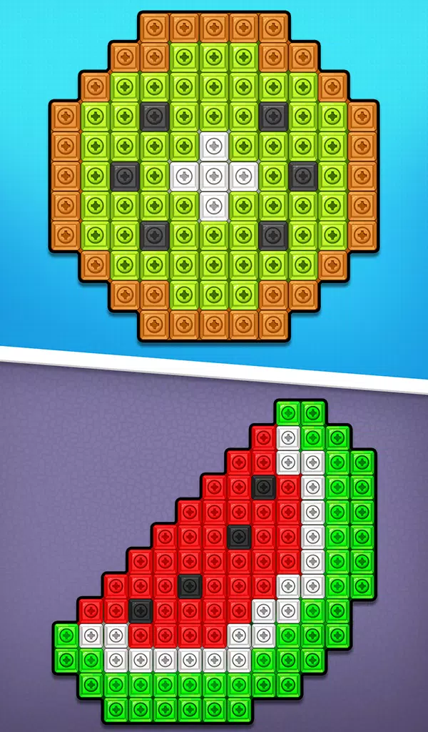 Nuts Sort 3D Screw Sort Puzzle Screenshots