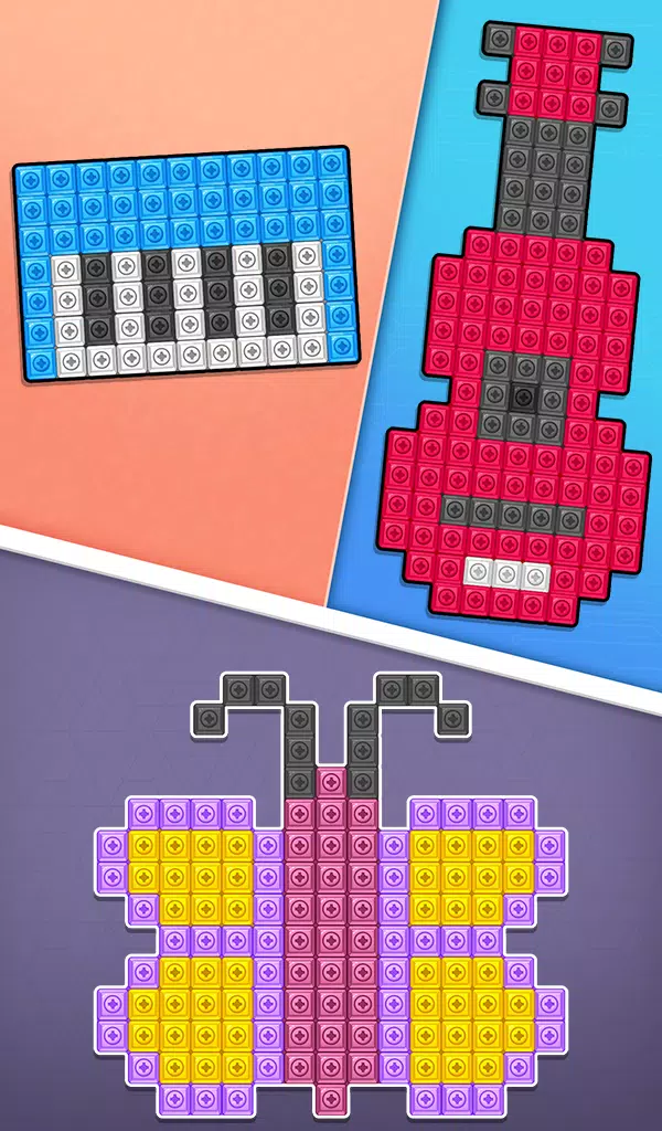 Nuts Sort 3D Screw Sort Puzzle Screenshots