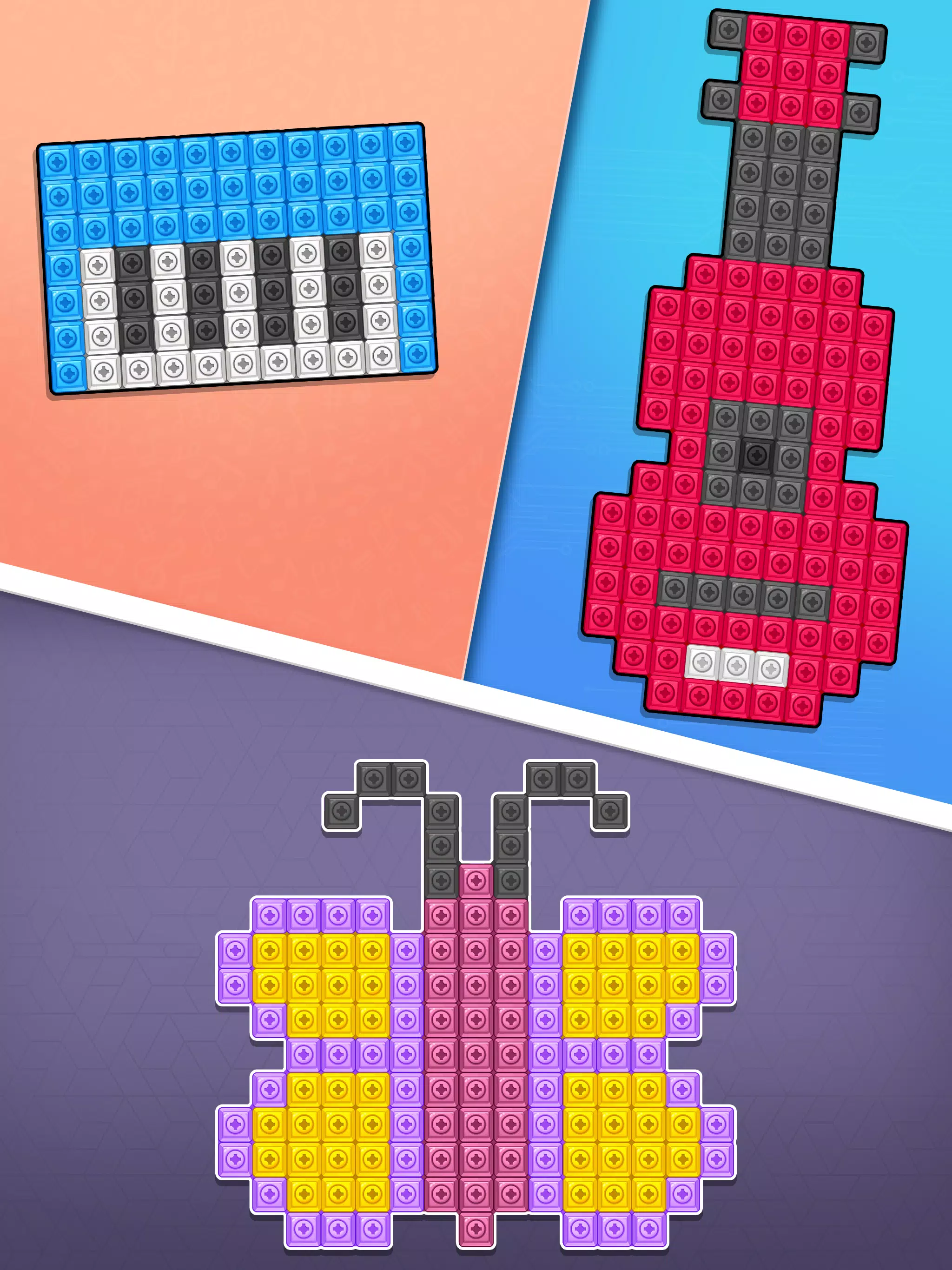 Nuts Sort 3D Screw Sort Puzzle Screenshots