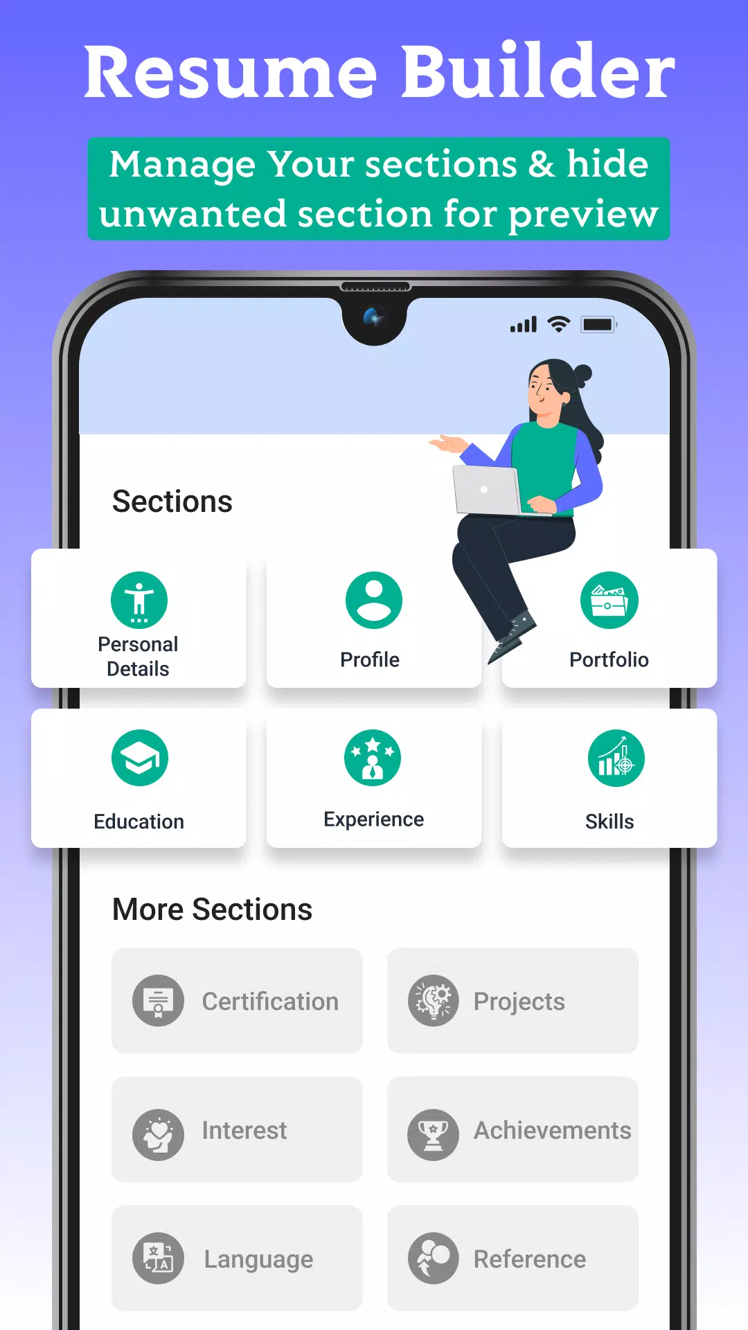 Resume Guru - Resume Builder Screenshots