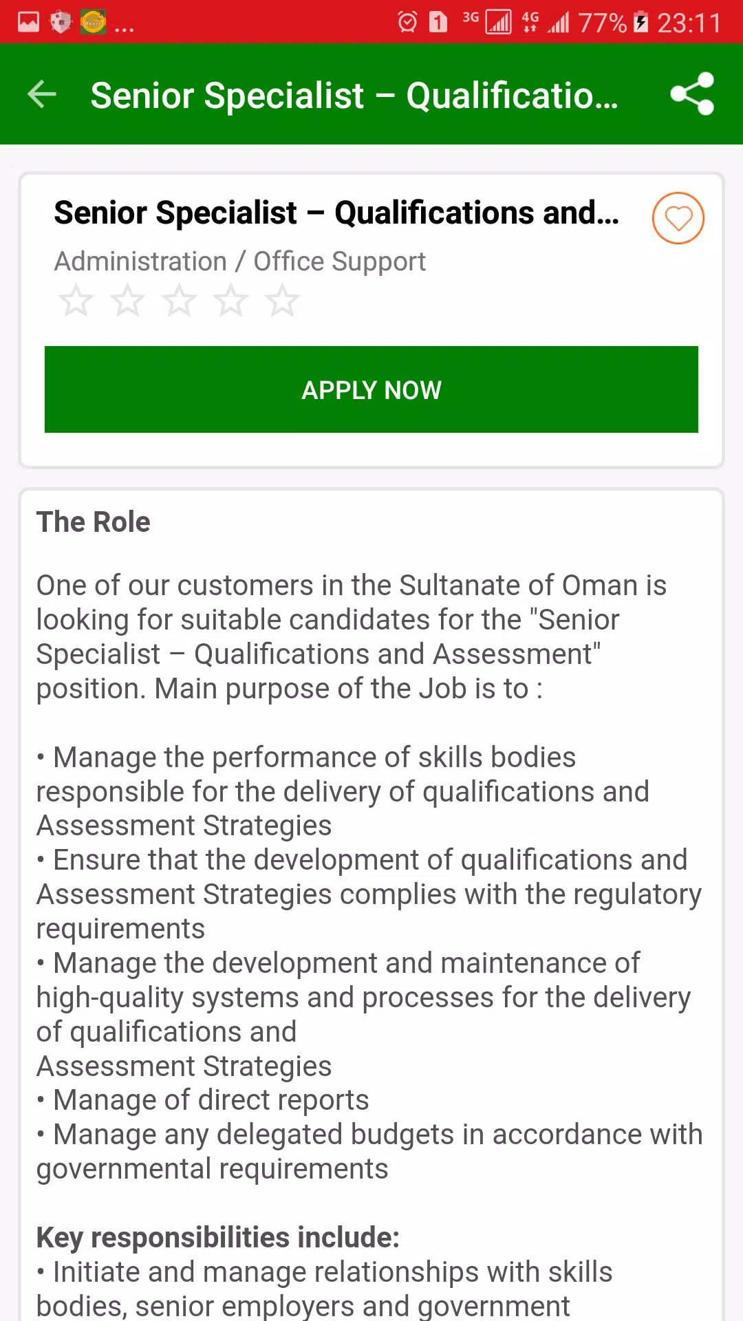 Jobs in Oman Screenshots