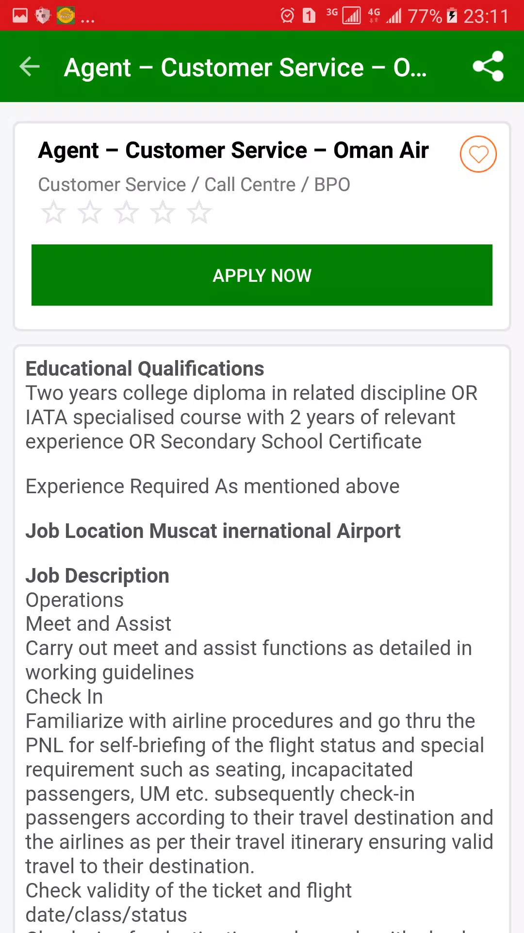 Jobs in Oman Screenshots