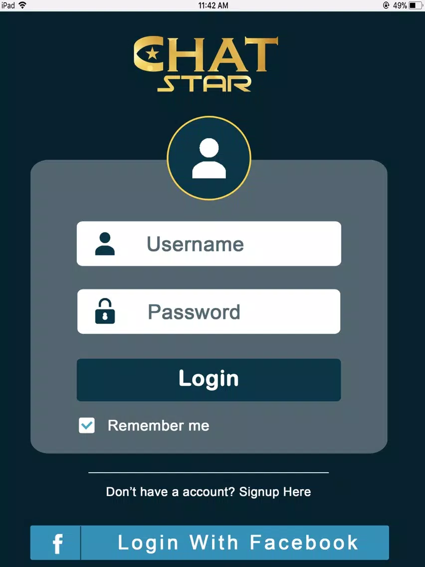 Chat Star Messenger iPad Screenshots