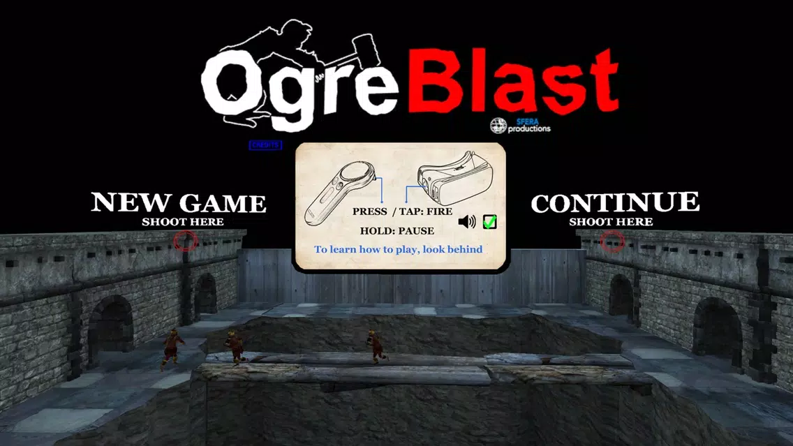 ภาพหน้าจอของ Ogre Blast VR