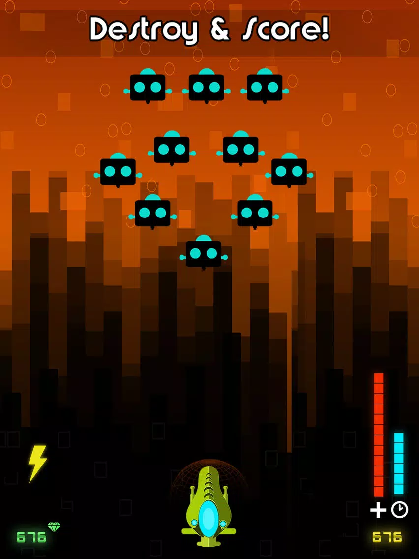 Zrzuty ekranu Radiant Fighter - Free Galaxy Wars & Alien Invasion Game iPad 