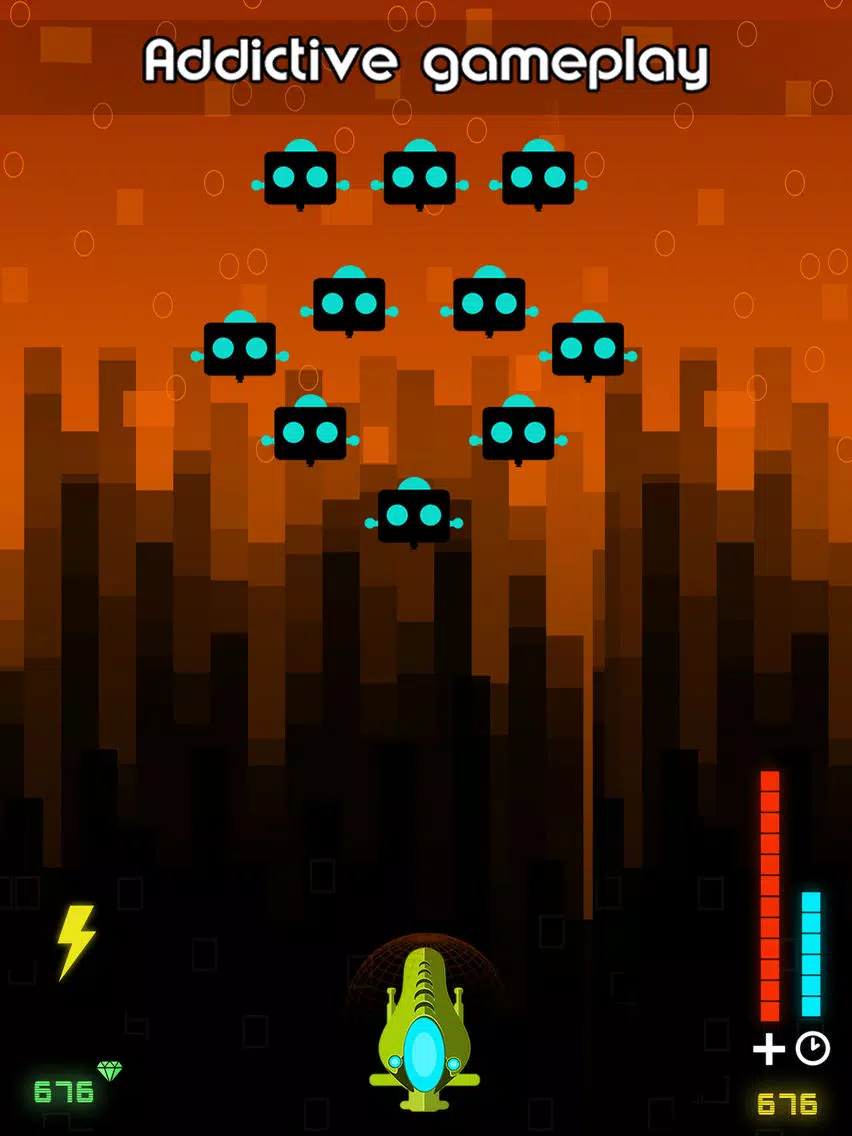 Zrzuty ekranu Radiant Fighter - Free Galaxy Wars & Alien Invasion Game iPad 