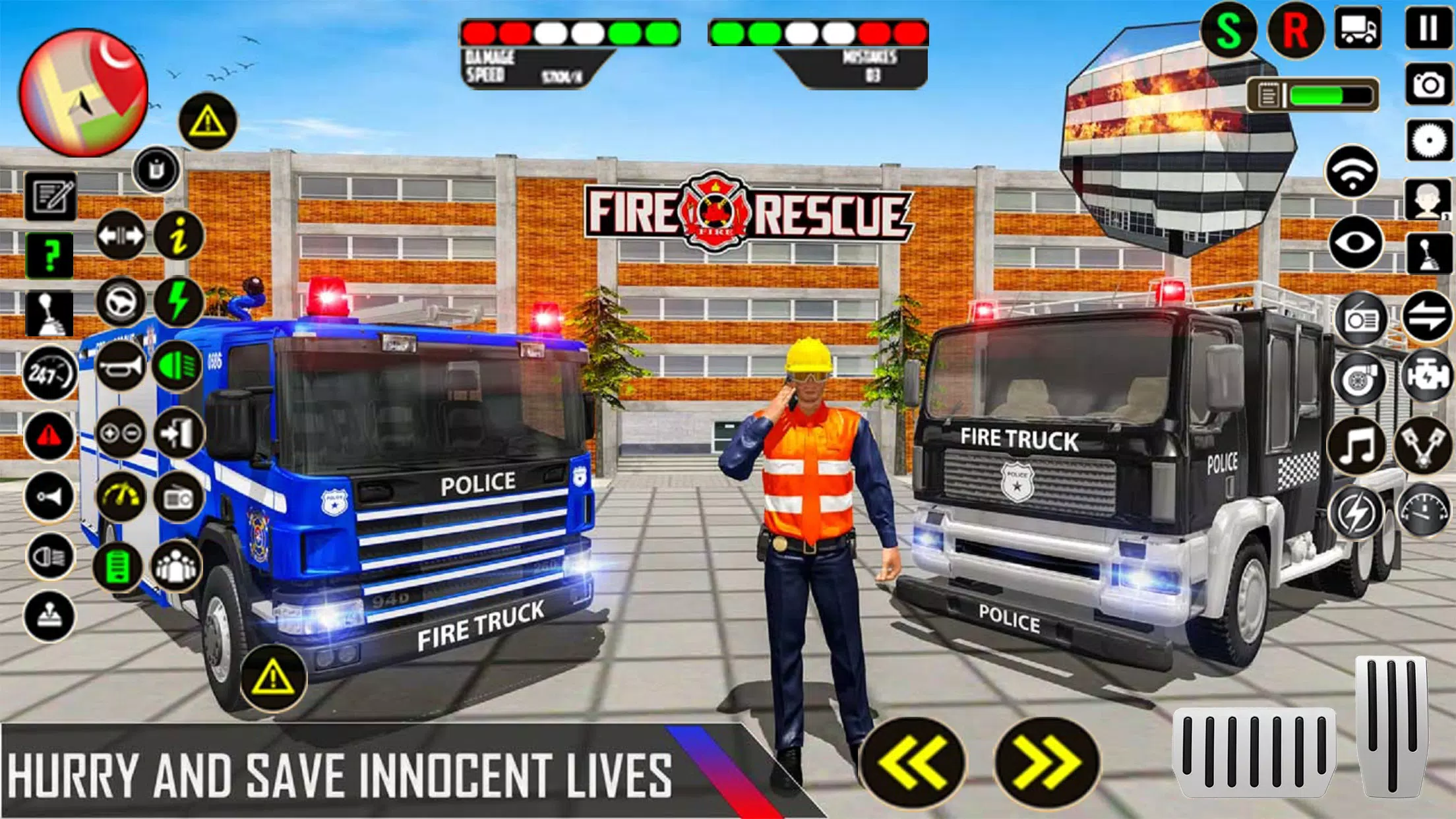 Police Ambulance Fire Truck應用截圖
