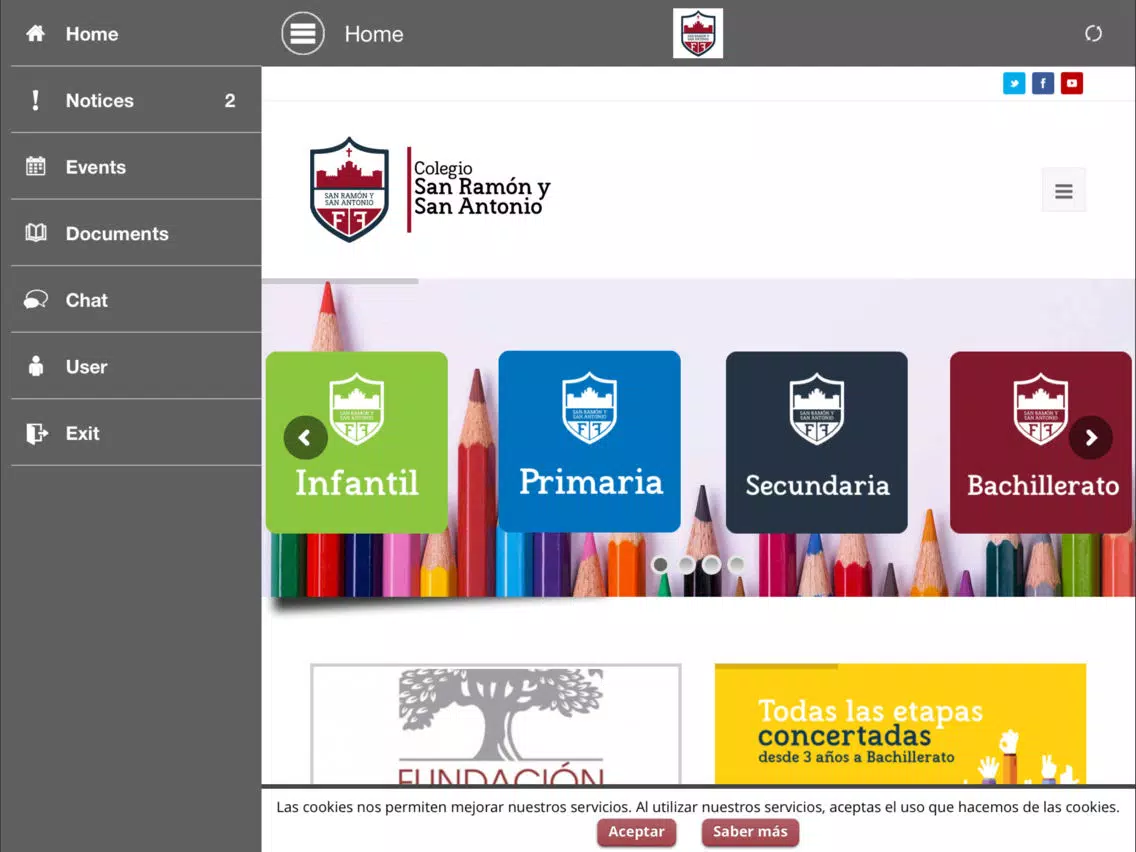 Colegio San Ramón San Antonio iPad Screenshots