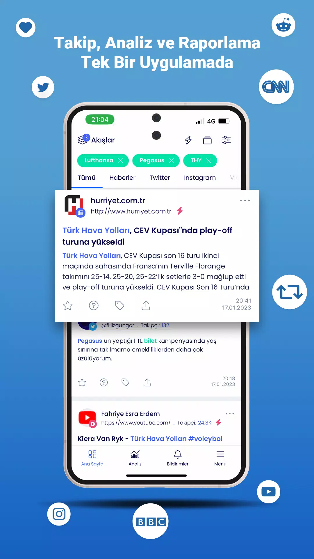 Capturas de tela do Teleskop App