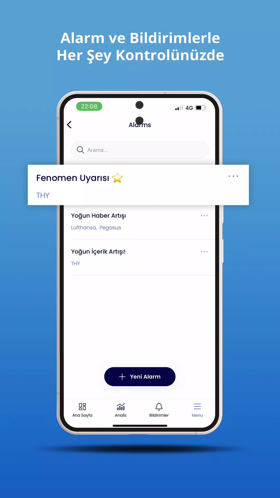 Capturas de tela do Teleskop App