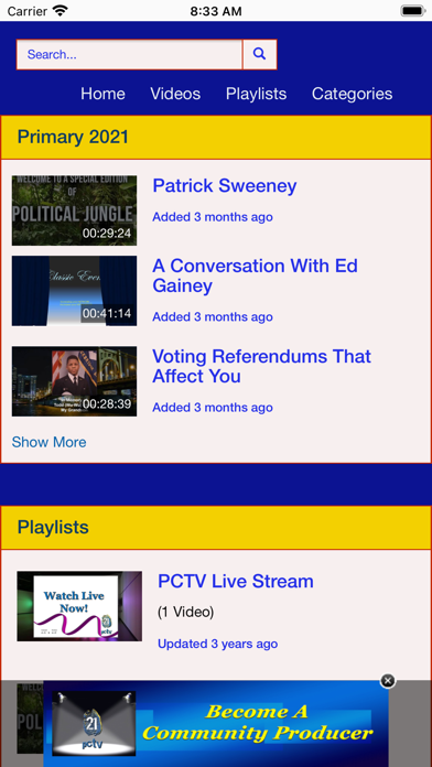 Pittsburgh Community TV Screenshots