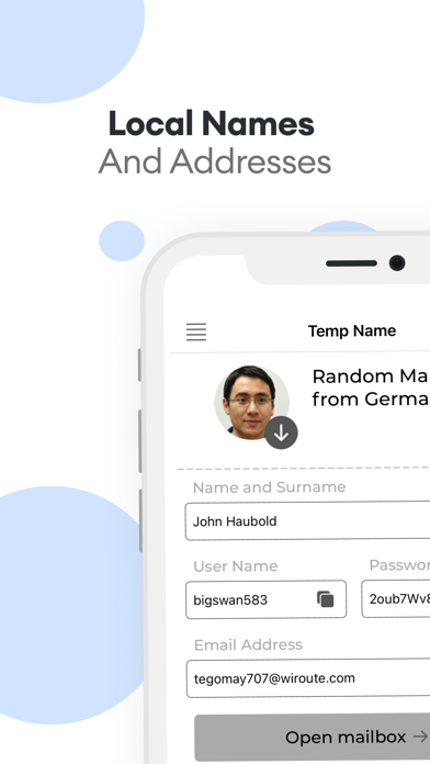 Temp Name - Person Generator Screenshots