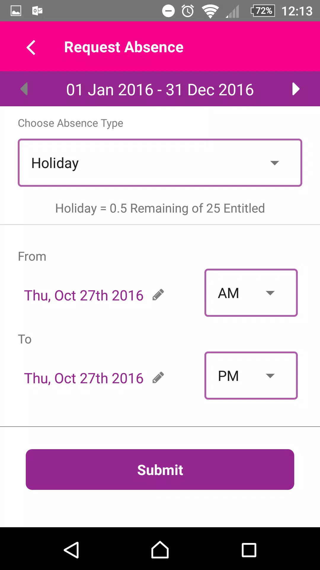 Tempora Timesheet Screenshots