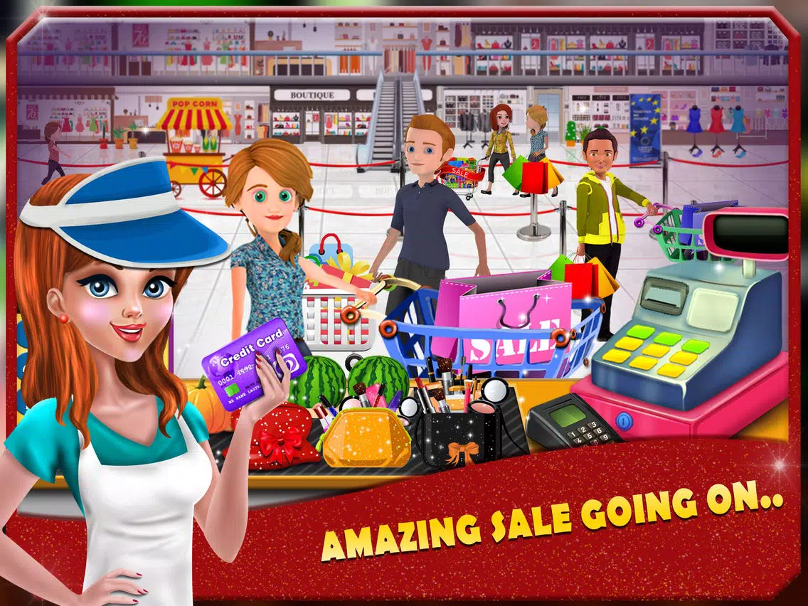 Shopping Mall Cashier Girl iPad Screenshots