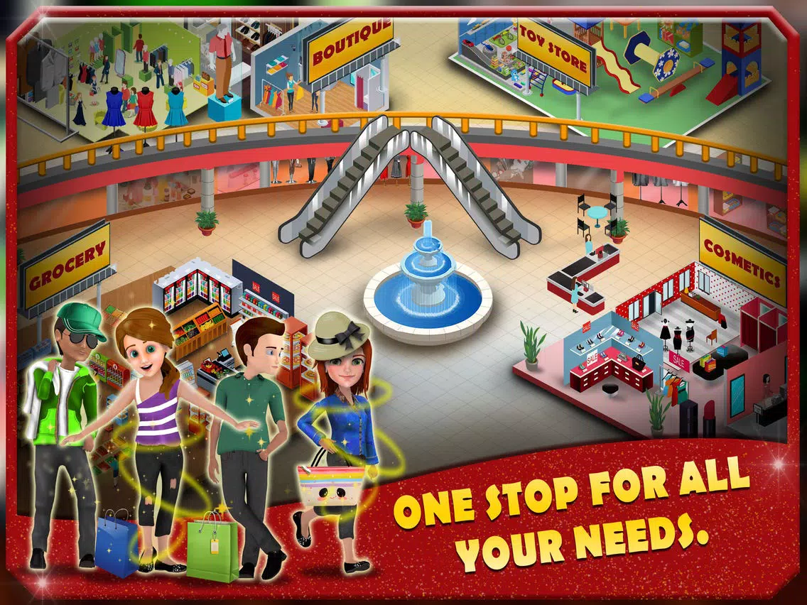 Shopping Mall Cashier Girl iPad Screenshots