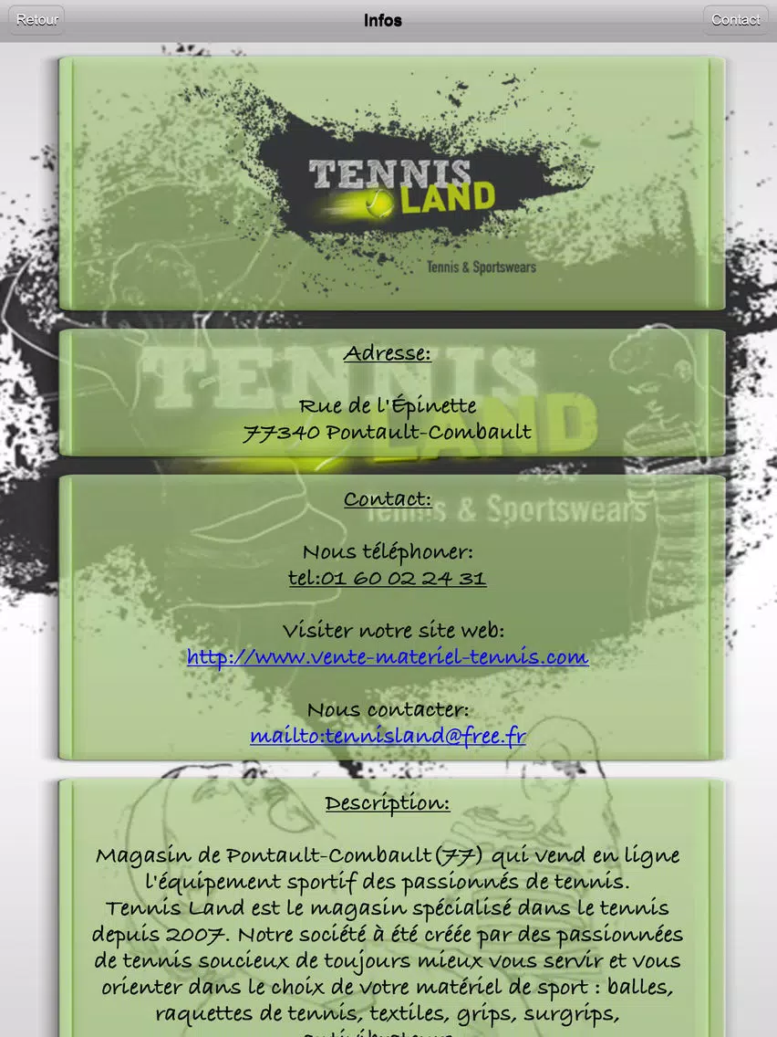 Tennis Land iPad Screenshots