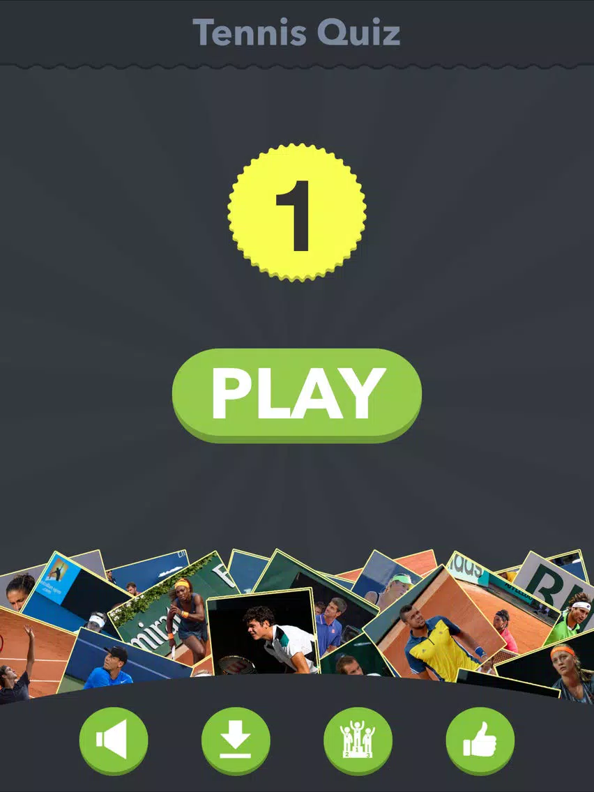 Tennis Quiz - Guess the Famous Tennis Player! iPad Screenshots