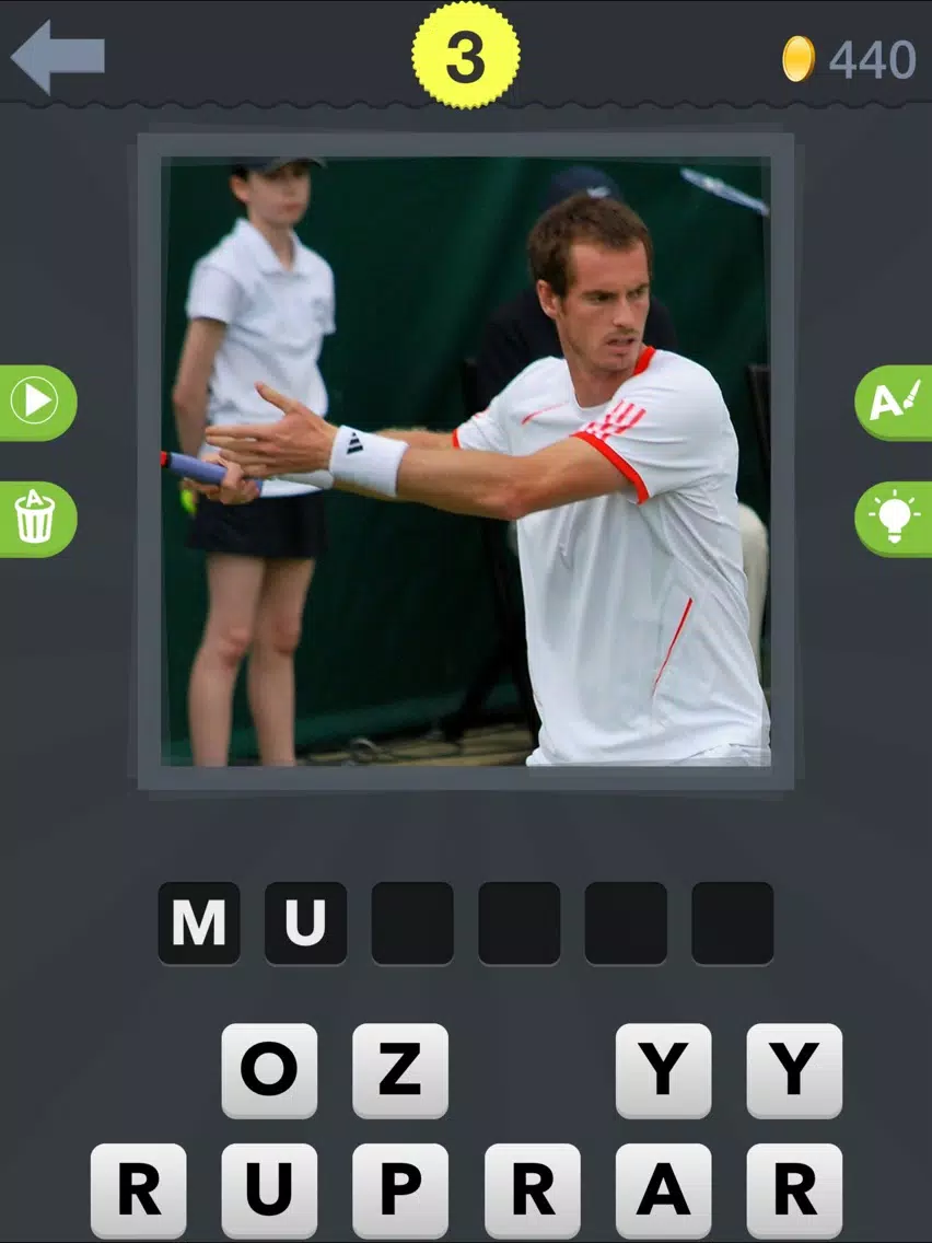 Tennis Quiz - Guess the Famous Tennis Player! iPad Screenshots