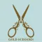 HAIR WORKS GOLD SCISSORS