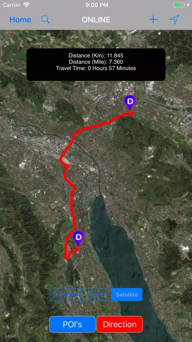 Zurich (Switzerland) Map 스크린샷