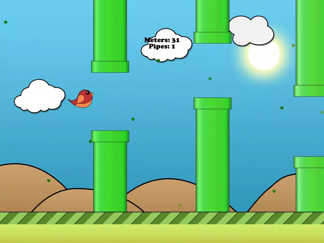 Jumpy Bird - The Adventure of a Tiny Bird iPad Screenshots