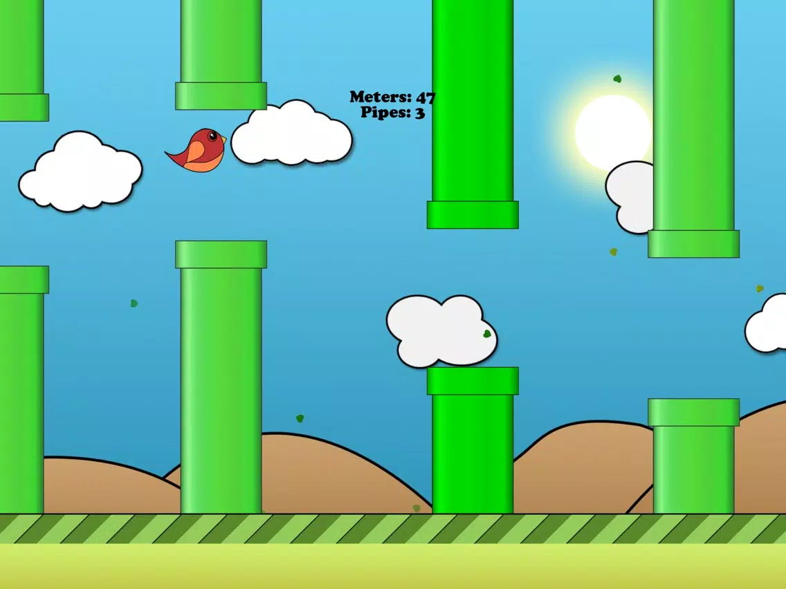 Jumpy Bird - The Adventure of a Tiny Bird iPad Screenshots