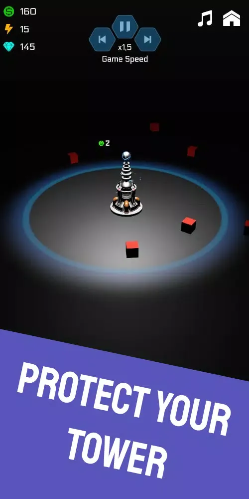 Tesla tower - defence game Screenshots