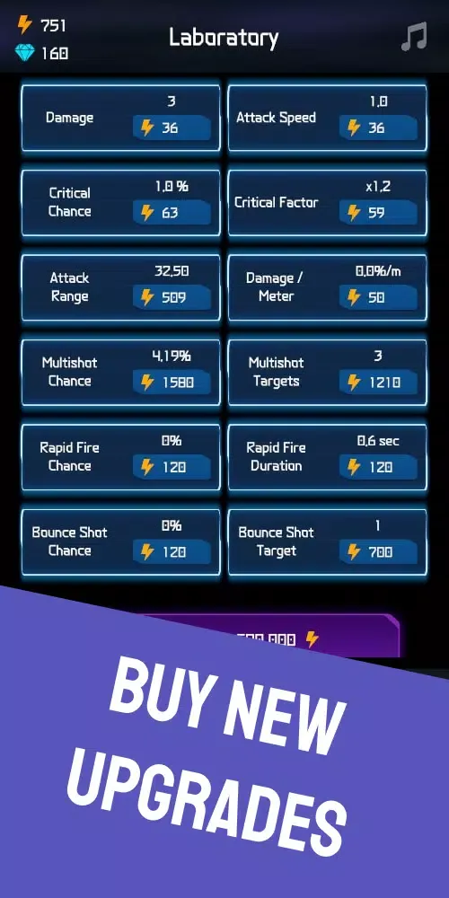 Tesla tower - defence game Screenshots