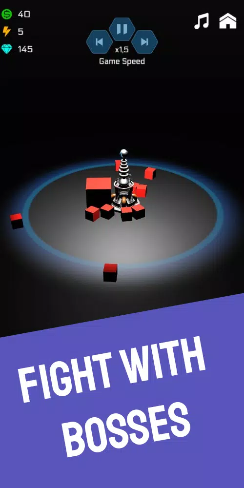 Ảnh chụp màn hình của Tesla tower - defence game