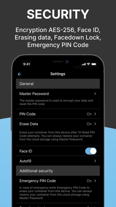 Secure X- Data Vault & Wallet Screenshots
