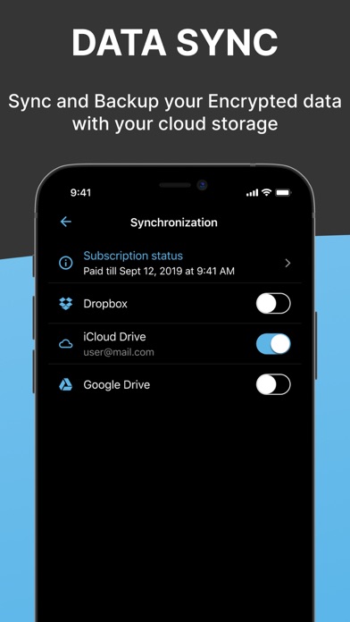 Secure X- Data Vault & Wallet Screenshots