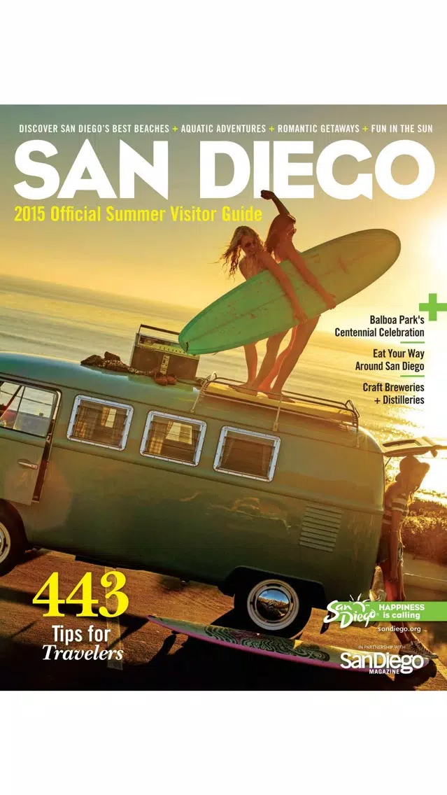 San Diego Visitor's Guide Screenshots