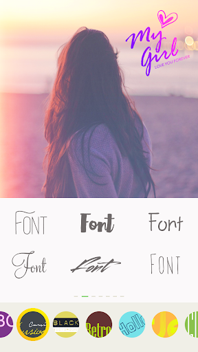 Text on pictures - Write words Screenshots