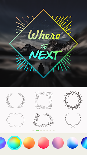 Text on pictures - Write words Screenshots