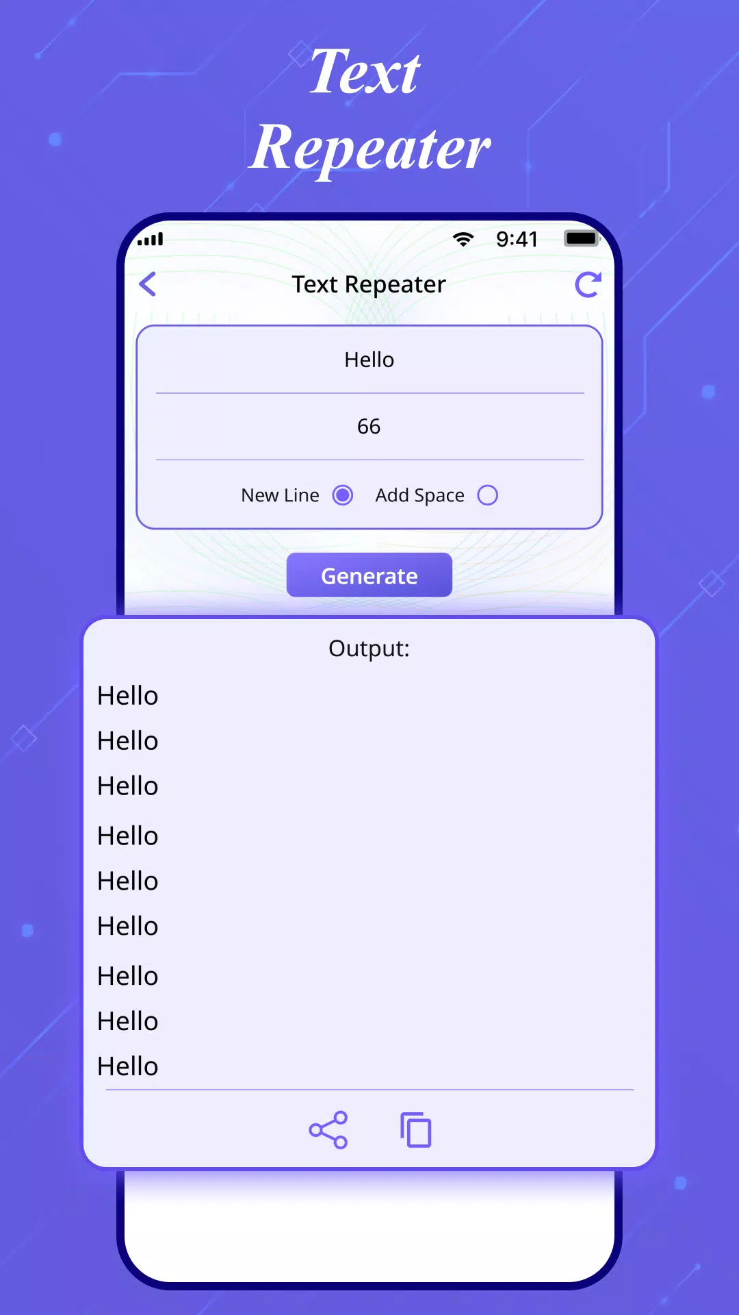 Text Repeater Screenshots