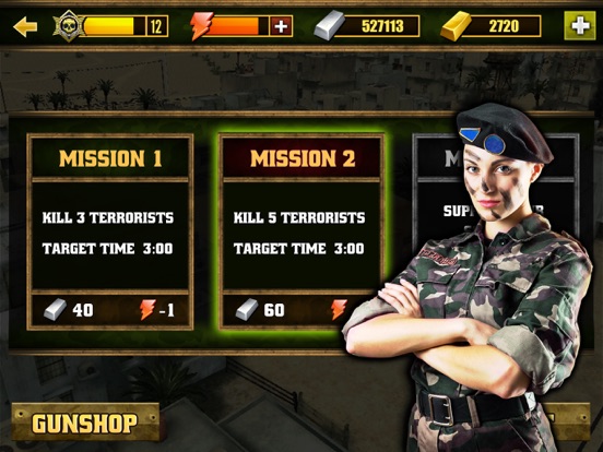 Ảnh chụp màn hình của War Duty Sniper 3D iPad 
