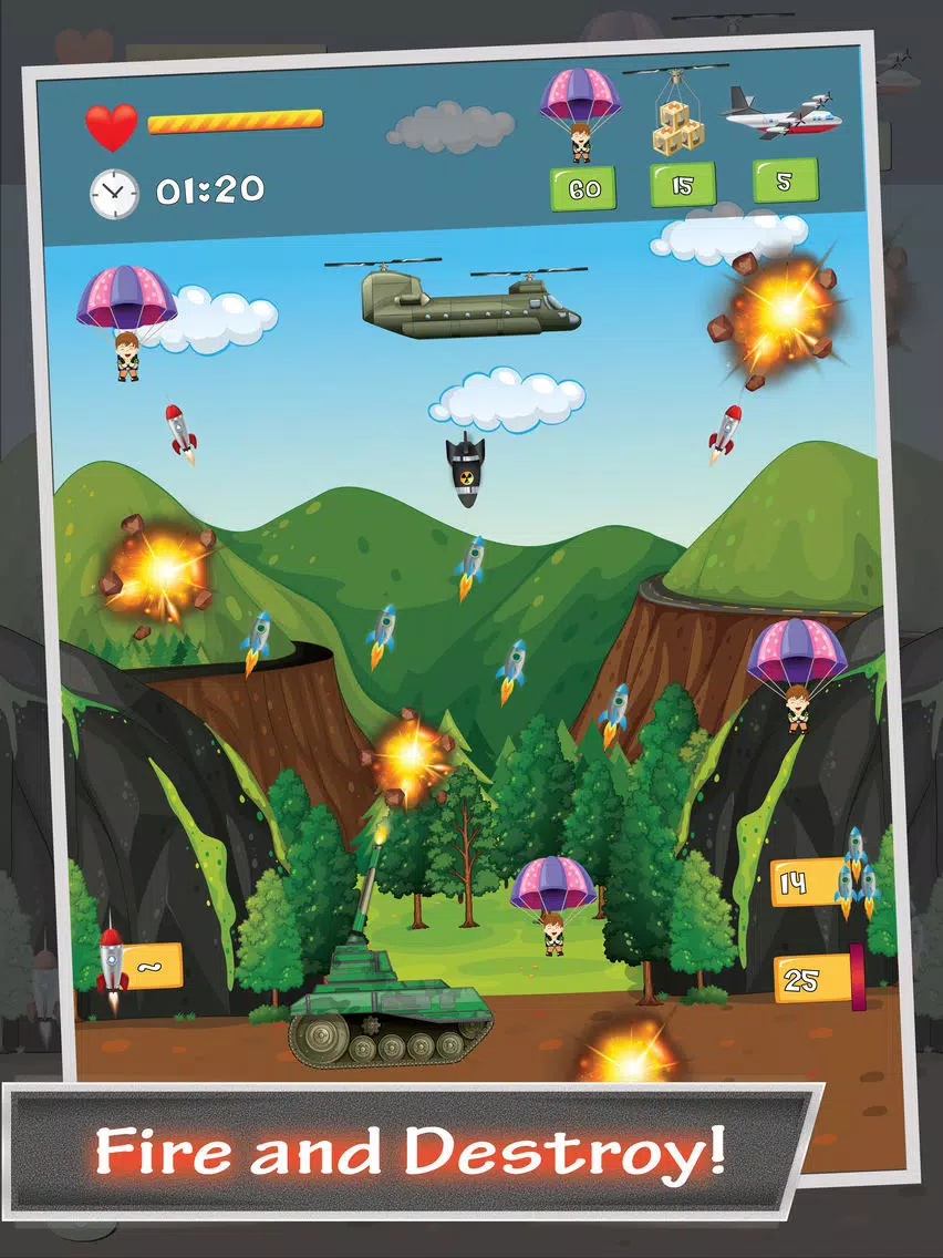 Tank Sky War iPad 应用截图