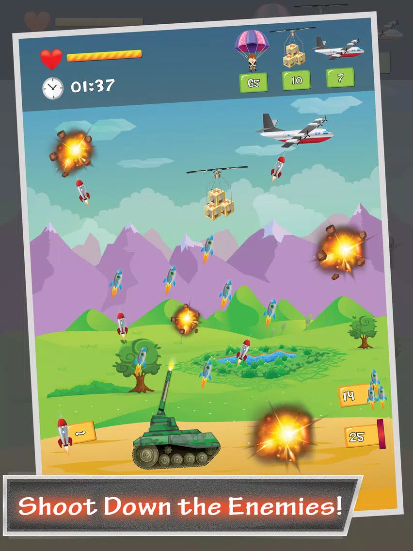 Tank Sky War iPad 应用截图