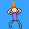 Man on Fire - Physics Game