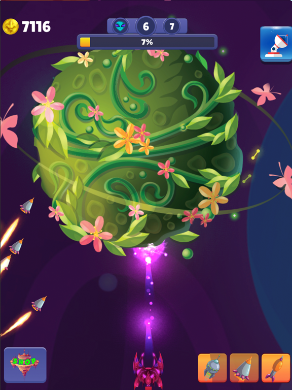 Planet Destroyer iPad  स्क्रीनशॉट