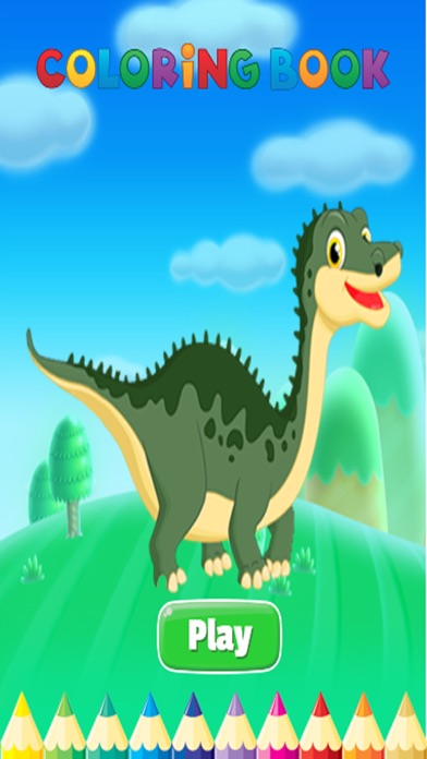 Dinosaur Art Coloring Book - Activities for Kids Screenshots