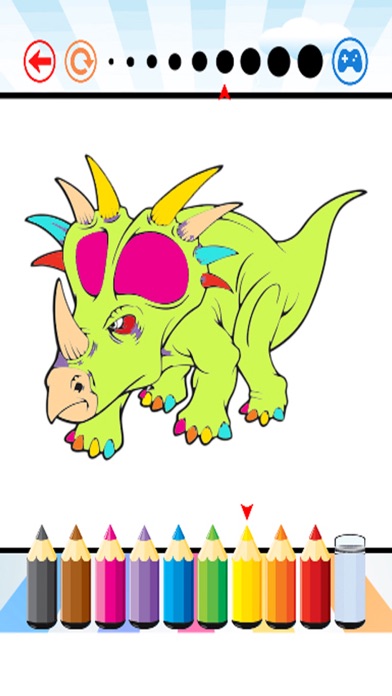Dinosaur Art Coloring Book - Activities for Kids Screenshots