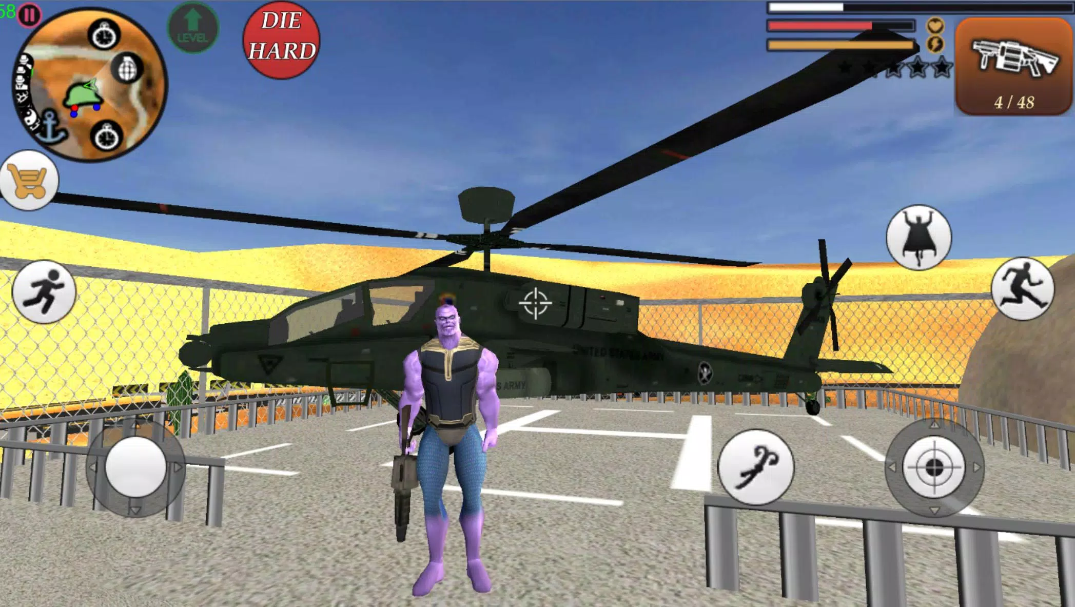 Vegas Crime Rope Hero Simulato Screenshots