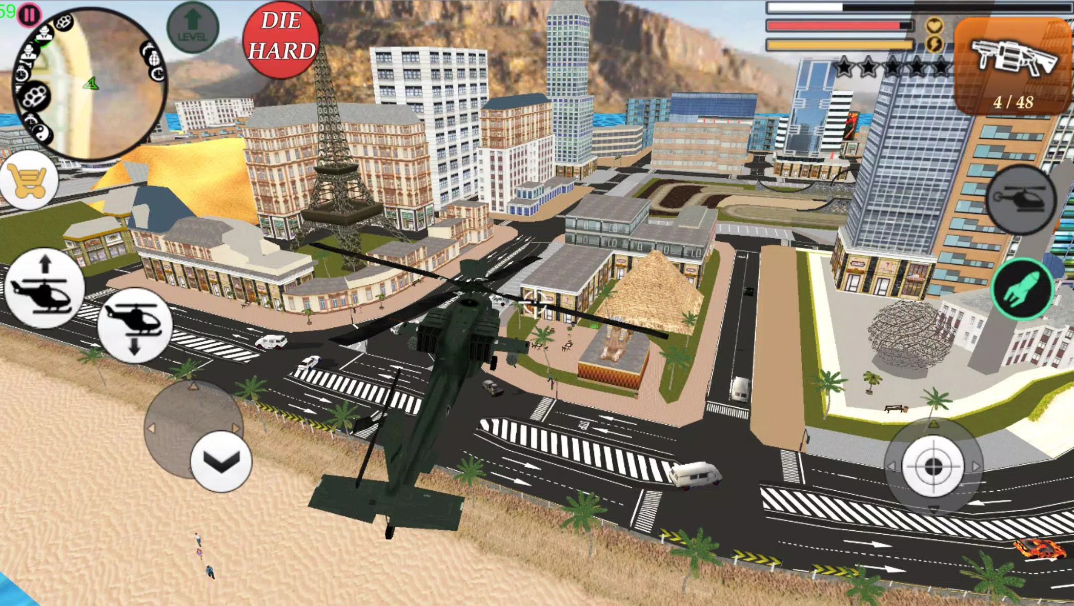Vegas Crime Rope Hero Simulato Screenshots