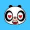 Lovely Panda Animated Stickers