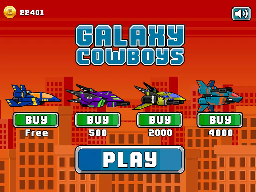 Galaxy Cowboys - A Free Space Shooting Game iPad  스크린샷