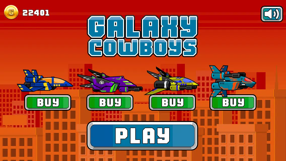 Galaxy Cowboys - A Free Space Shooting Game 스크린샷