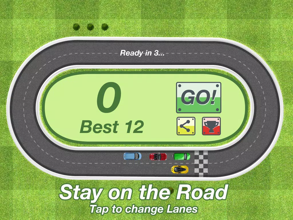 Capturas de tela do Stay On The Road Racing - Don't get in the wrong lane! iPad 